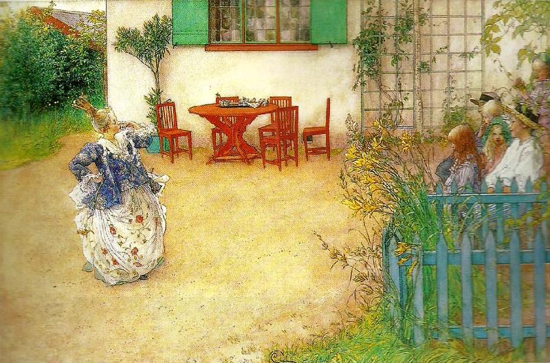 Carl Larsson lisbeth som den onde prinsessen China oil painting art